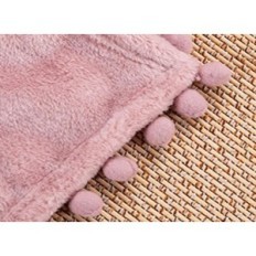 Flannel κουβέρτα dxcaicc και 130x150cm μαλακό φως όλη-εποχή με pompoms