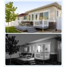 Beskadiget kamera kit Angran 3MP LCD 13 "4 WiFi IP Camera NVR IP66