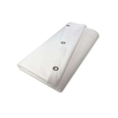 Molton Scenic Bühnenmolton 3x3m balts ar cilpām gatavs montāžai