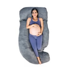 Oreiller de grossesse utilisé Rogal pour dormir gris pratique pour les femmes