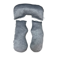 Almohada de embarazo usada Rogal para dormir gris conveniente para las mujeres