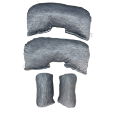 Oreiller de grossesse utilisé Rogal pour dormir gris pratique pour les femmes
