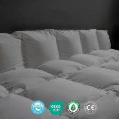 Quilt de verão apsmile 240x260cm Puch gansos algodão egípcio para 2 pessoas