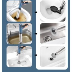 Beskadiget / brugt elektrisk stempel. Splicant til toilet med 4 tips