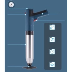 Beschädigter / gebrauchter elektrischer Kolben. Spleißmittel für WC mit 4 Tipps
