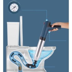 Beskadiget / brugt elektrisk stempel. Splicant til toilet med 4 tips