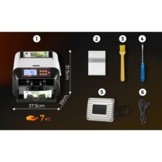 Euro Bonvoisin Sedlotes Counter med UV / Mg / IR Foubleshooting Detection Exhibition