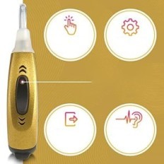 Used BTE hearing aid for the right ear with 4 modes, on batteries