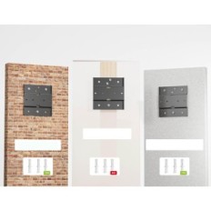 Manija de pared 3xmonitor incompleta / usada 17-32 ", máx 7 kg, VESA, ajustable