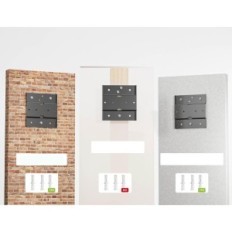 Maniglia a muro 3xMonitor incompleta / usata 17-32 ", max 7 kg, vesa, regolabile