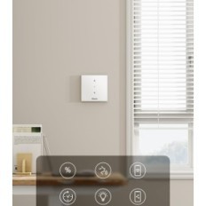 NIEKOMPLETNY WiFi włącznik rolet 80x80mm Maxcio WF-CS01 Alexa Google sterowanie