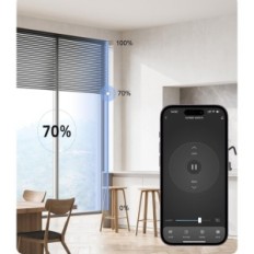 Ελλιπές WiFi Blind Switch 80x80mm Maxcio WF-CS01 Alexa Google Control