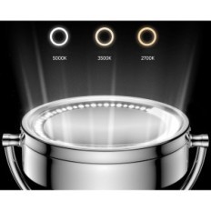 Stěnová zrcátka LED 10x Zvětšovací oboustranná 20 cm