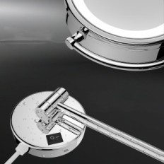 Το Wall Mirror LED 10x μεγεθυντικό διπλό όψεων 20 cm