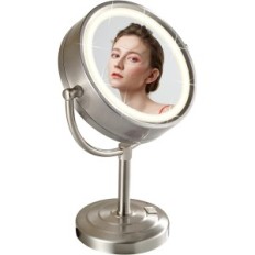 Dubbelsidig spegel 8,5 "ABS LED 7X / 1X smink med bakgrundsbelysning 21,5 cm (skadad förpackning)