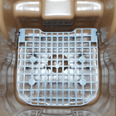 Container Bucket Basket för biofylld med dubbelbrun botten 240L BIO + GRATE
