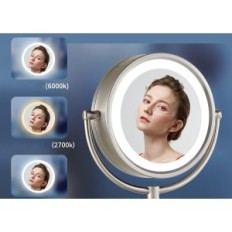 Double-sided mirror 8,5 "ABS LED 7x / 1x make-up with backlight 21.5 cm (damaged packaging)