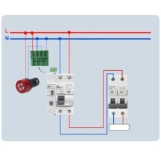 Automatischer Geya GRD9L-W Automatikausschnitt mit RCCB-Typ A 2P 40A 30A AC220V