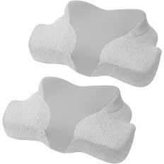 Cuscino ortopedico ergonomico con memoria in schiuma Jiaaa 2 pezzi, supporto del collo