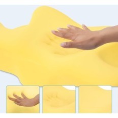 Ergonomisk ortopedisk kudde med skumminne Jiaaa 2 stycken, nackstöd