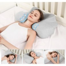 Cuscino ortopedico ergonomico con memoria in schiuma Jiaaa 2 pezzi, supporto del collo