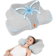 Ergonomic orthopedic pillow with foam Memory Jiaaa 2 pieces, neck support