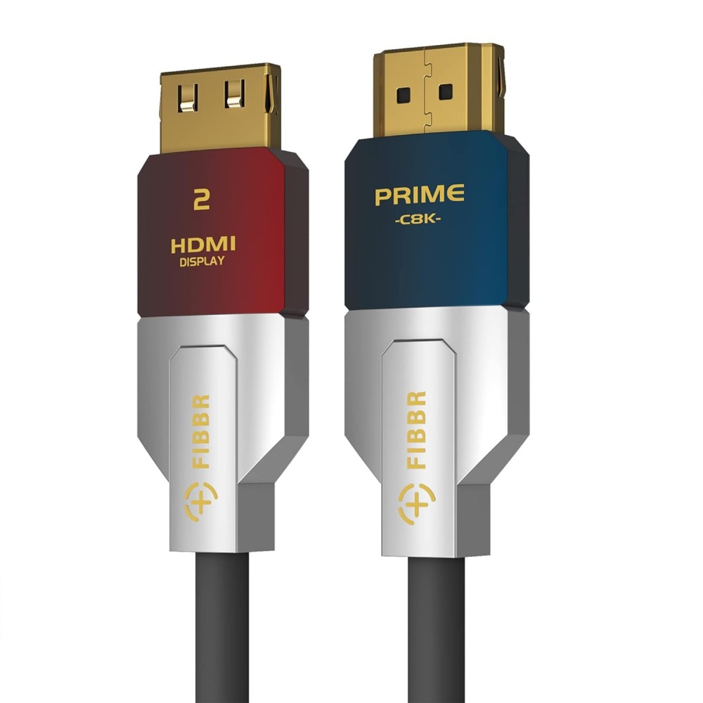 FIBBR HDMI kábel 8K 15 m száloptikás 48 Gb / s 2.1 HDR10 eARC PS5 és TV
