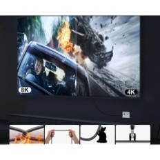 Fibr HDMI 8K 15 M Fiber Optic 48 GB / s 2.1 HDR10 EARC uz PS5 un TV