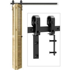 Set para la puerta plegable 76cm Wolfbird f25sfs (sin puerta) negro