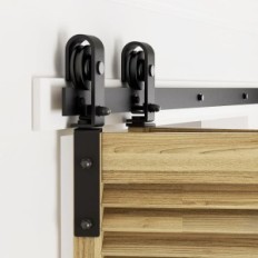 Conjunto para porta dobrável 76cm Wolfbird F25SFS (sem porta) preto