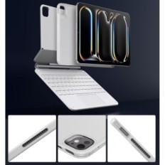 Begagnade fodral med tangentbord för iPad Pro 13 (2024) ESR 6в023 360 Vit Qwertz