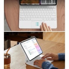 Gebrauchte Etui mit Tastatur für iPad Pro 13 (2024) ESR 6В023 360 White QWERTZ