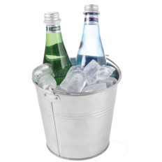 A miniature steel bucket with a handle Wed. 160mm