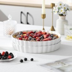 Koristi se tarts i lovecasa tijesto 25cm 2 kom. Bijeli porculan