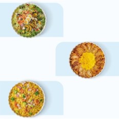 Käytetyt Tarts ja LoveCasa Dough 25cm 2 kpl. Valkoinen posliini