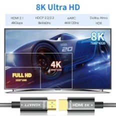 HDMI vlakna Optički kabel 15 m, 8k @ 60Hz, HDMI 2.1, 48Gbps, Earc, HDR