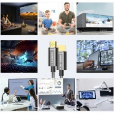 HDMI Fiber optický kábel 15 m, 8k @ 60Hz, HDMI 2.1, 48GBPS, EARC, HDR