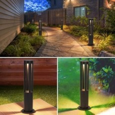 Hage Lamp LED Kingwen OS1186 12W 3000K 60cm IP65 Black G Klasseutstilling