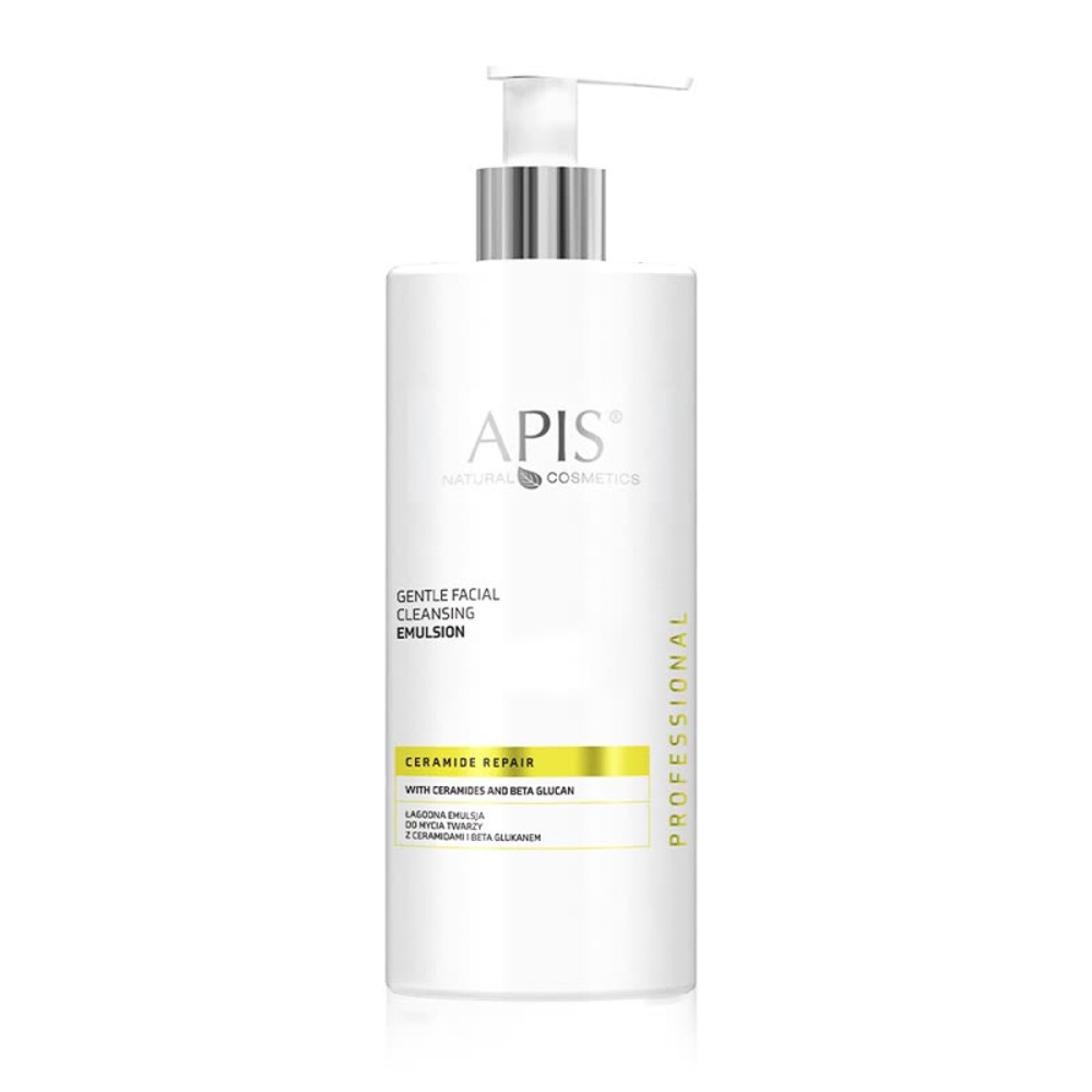Apis CERAMIDE REPAIR Zachte gezichtsreinigingsemulsie met ceramiden en beta glucaan 500 ml — vooraanzicht