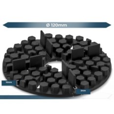 Gummi skiver 2 × 10mm Quick2Fix 50 stk. Til terrassepaneler udstødningsafstand