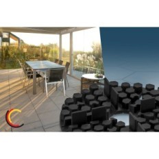 Kummipesurid 2 × 10mm Quick2Fix 50 tk. Terrassi paneelide jaoks Väljalaske