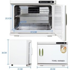 Sanqiao RTD-23A 23A SANQIO CABINET SKINDER SEALLIZATIONS SURNITIZNIZA 23L WITH UV AND HEATING, WHITE