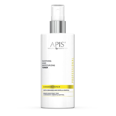 Apis CERAMIDE REPAIR Lugnande och återfuktande tonic med ceramider och Centella Asiatica 300 ml — framsida