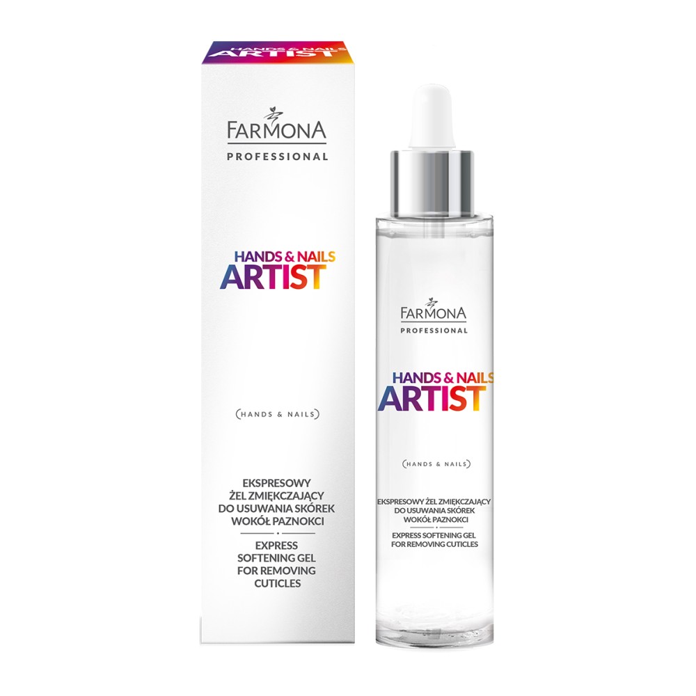 Farmona HANDS & NAILS ARTIST Express Gel Μαλακτικό για Αφαίρεση Επισανίδων 50ml — συσκευασία