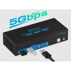 HDMI Commutateur KVM CMStedCD VP-SW220 4K 60HZ 2PC 2 Usb 3.0 Moniteurs, télécommande