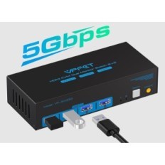 Διακόπτης HDMI KVM CMSTEDCD VP-SW220 4K 60HZ 2PC 2 USB 3.0 οθόνες, τηλεχειριστήριο