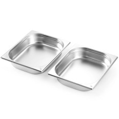 Calentador de vacano para la vela de acero GN 1/1 - conjunto grande