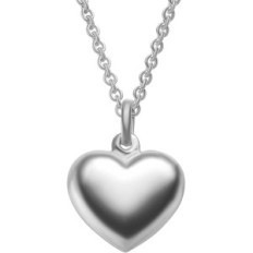 Silver FF74SS92545-8 FF74SSS92545-8 necklace with heart "their liebe dich" gift for a woman