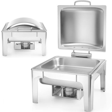 Dishwater pastas sveču satītētu tērauds GN 2/3
