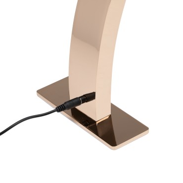 Lampe de manucure GLOW ARCHE II cuivre doré — gros plan base